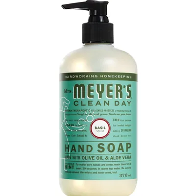 Liquid Hand Soap, Basil Scent