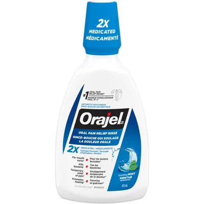 Oral Pain Relief Antiseptic Rinse