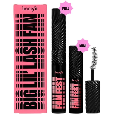 Big Lil’ Lash Fan fanning & volumizing mascara duo