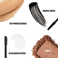 The Benefit A-list mini mascara, brow setter, bronzer, & primer set