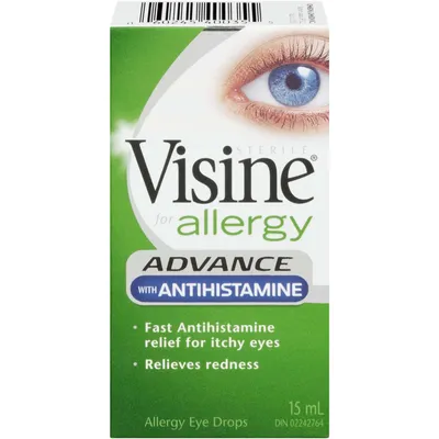 Advanced with Antihistamine Allergy Eye Drops