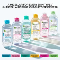 Micellar Cleansing Water, All-In One Hydrating and Replumping Makeup Remover + Face Cleanser with Hyaluronic Acid & Aloe, Hypoallergenic, Normal to Sensitive Skin