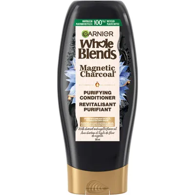 Magnetic Charcoal Purifying Conditioner for Greasy Scalp, Hydrates Dry Ends for Up to 48-Hours, with Charcoal and Nigella Flower Oil
