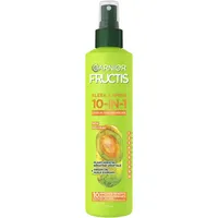 Fructis Sleek & Shine, 10-In-1 Repairing Leave-In Spray For Frizzy & Dry Hair with Heat Protection, With Argan Oil and Plant Keratin