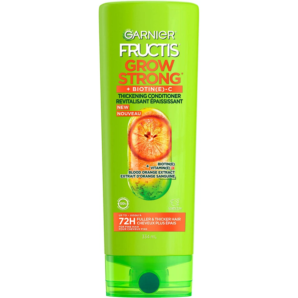 Fructis Grow Strong Thickening Conditioner, Thickens Fine Hair