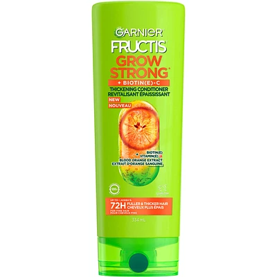 Fructis Grow Strong Thickening Conditioner, Thickens Fine Hair