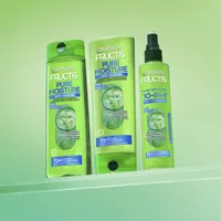 Fructis Pure Moisture 10-IN-1 Leave-In Spray, for Dry Hair and Scalp, with Hyaluronic Acid and Cucumber Water