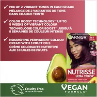 Nutrisse Ultra Color Double Tone Reds, Permanent Hair Dye