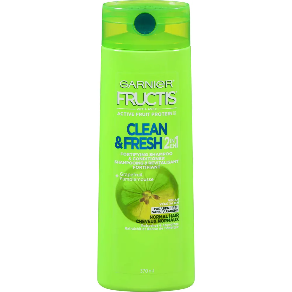 Fructis Clean & Fresh Daily Care 2-in-1 Fortifying Shampoo and Conditioner