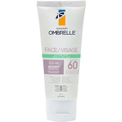 Face Anti-Shine SPF 60 Sunscreen Cream