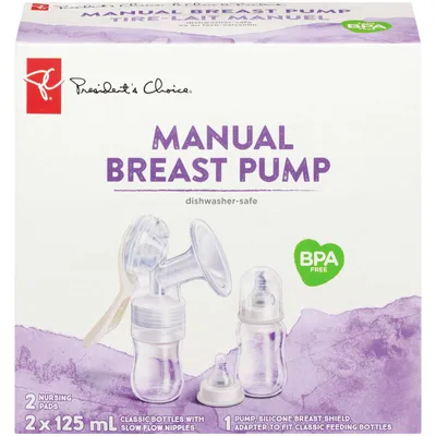 President's Choice Manual Breast Pump
