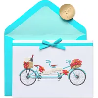 Papyrus Wedding Card (Tandem Bike)