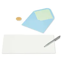 Papyrus Blank Card (White Rose)