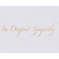 Papyrus Sympathy Card (Deepest Sympathy)