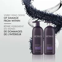 Nexxus Keraphix Damage Healing Conditioner for damaged, dry hair with ProteinFusion with keratin protein and black rice 1 L