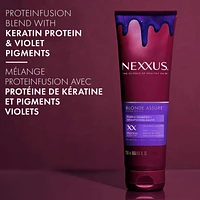 Nexxus  Purple Shampoo, hair care for colour treated Blonde or Silver hair Blonde Assure, Colour Toning - NO brassy yellow tones 251ML