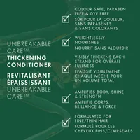 Nexxus Unbreakable Care™ Thickening Conditioner for Fine and Thin hair with Keratin, Collagen, Biotin