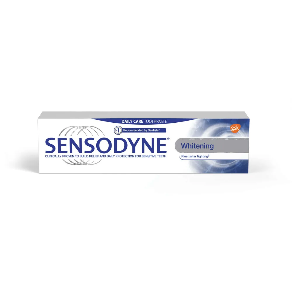 SENSODYNE Whitening plus Tartar Fighting Daily Sensitivity Toothpaste, 18ml