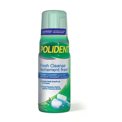 Polident Foam Fresh Cleanse Denture Cleaner 125mL