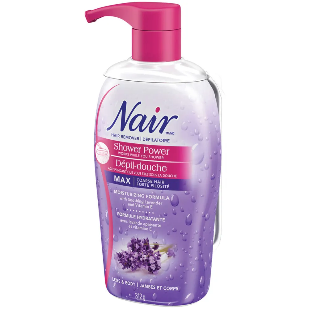 Nair Shower Power Hair Remover Cream with Coconut Oil Plus Vitamin