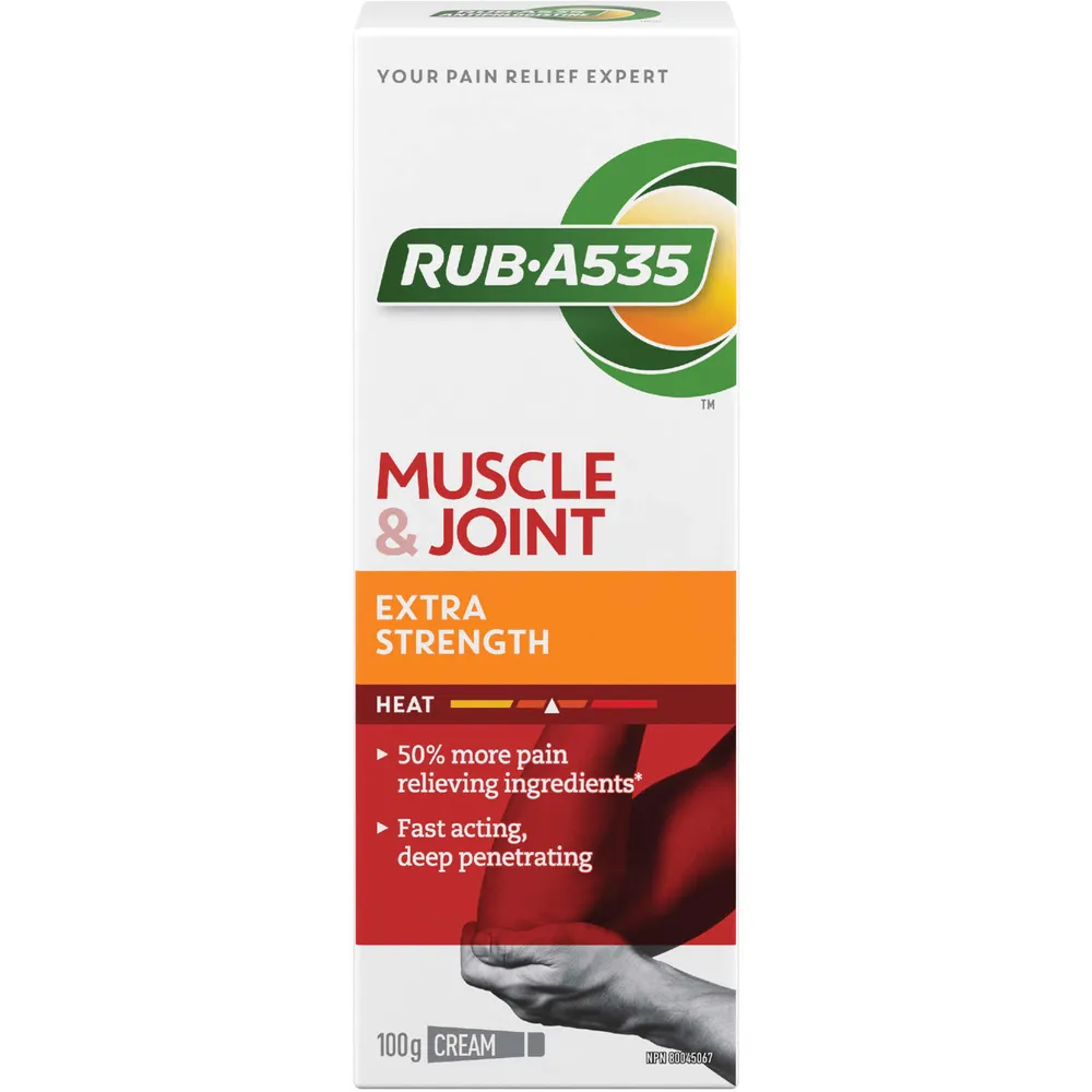 Muscle & Joint Pain Relief Heat Cream, Extra Strength