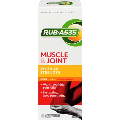 Muscle & Joint Pain Relief Heat Cream, Regular Strength