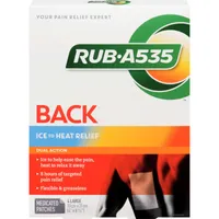 Back Ice to Heat Pain Relief Patches