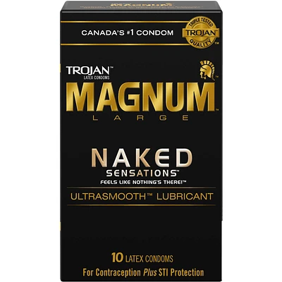 Magnum Naked Sensations Large Size Lubricated Condoms