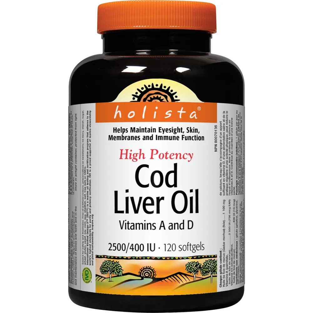 Cod Liver Oil High Potency 2500/400 IU