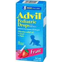 Advil Pediatric Drops for Infants for Fever and Pain Relief, Fruit, 24 mL