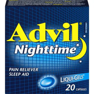 Advil Nighttime Liqui-Gels, 20 Count