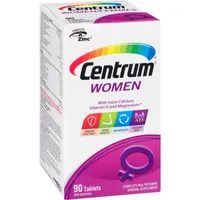 Centrum Women Multivitamin and Multimineral Supplement Tablets, 90 Count