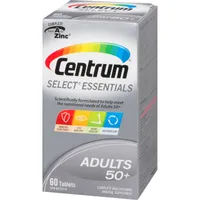 Centrum Select Essentials Adults 50+ Multivitamin and Multimineral Supplement Tablets