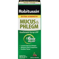 Robitussin Mucus & Phlegm Syrup Cherry Flavour Extra Strength ml