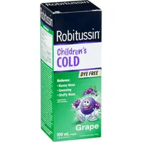 Robitussin Children's Cold Grape Liquid 100 ml