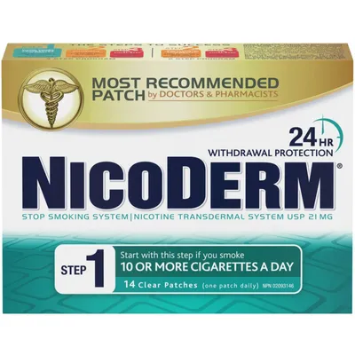 NICODERM® Stop Smoking System, STEP 1