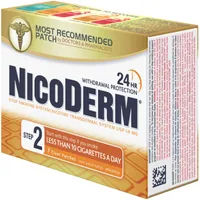 NICODERM® Stop Smoking System, STEP 2, 7 clear patches (one patch daily) 14 mg/day