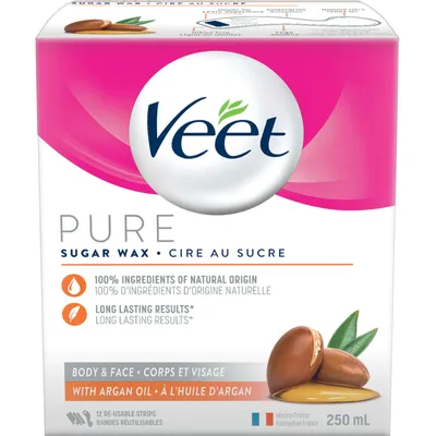 VEET® Pure Sugar Wax Kit – Argan Oil
