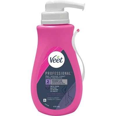 Veet® Professional™ Hair Removal Cream, Pump with Spatula