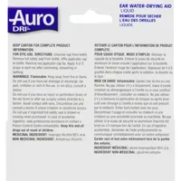 Auri-Dri Ear Water-Drying Aid Liquid