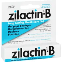 Zilactin-B Benzocaine Long Lasting Mouth Sore Gel