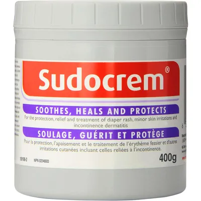 Sudocrem Zinc Oxide Cream, for diaper rash