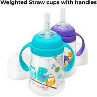 Weighted Straw Cup with Handles