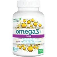 Omega3+ Think, Omega 3 Fish Oil Supplement, 400mg EPA, 1,000mg DHA