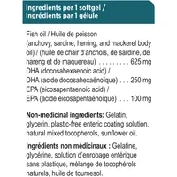 Omega3+ Think, Omega 3 Fish Oil Supplement, 400mg EPA, 1,000mg DHA