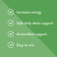 Greens+ Daily Detox, Natural Green Apple, Green Superfood Powder, Non GMO