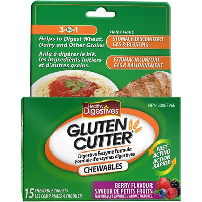 Gluten Cutter Digestive Chewable Formula