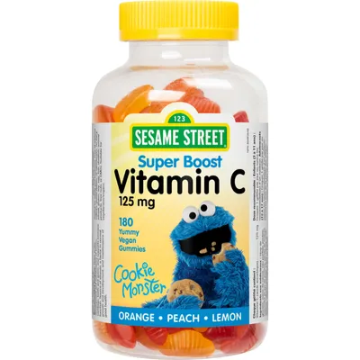 Vitamin C 125 mg Orange • Peach • Lemon
