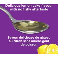 Crystal Clean from the sea® Omega-3 with 1000 IU Vitamin D3 1250 mg EPA/DHA Lemon Cake