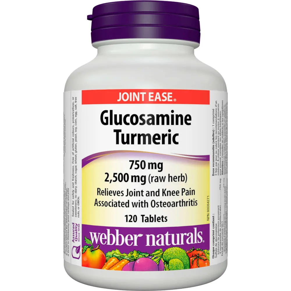 Glucosamine Turmeric 750 mg / 2,500 mg (raw herb)